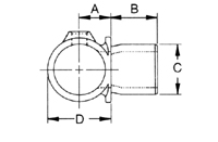 AIS 84&nbsp;SWIVEL TEE